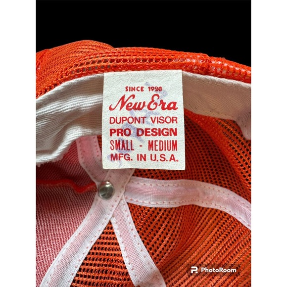 RARE Vintage New Era 70s Tennessee Vols Embroidered SnapBack Trucker Hat - Picture 2 of 5